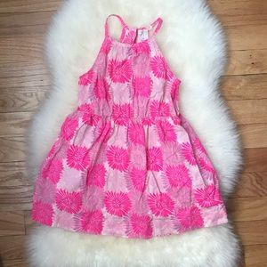 Bright pink crewcuts cotton summer dress